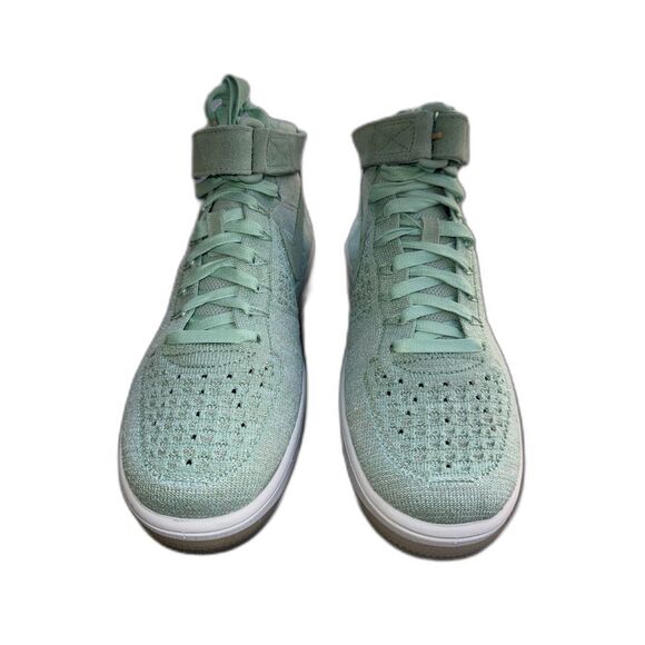 Nike Air Force 1 Ultra Flyknit Mid Enamel Green Women’s 7.5 Lightweight Sneakers - Picture 4 of 14